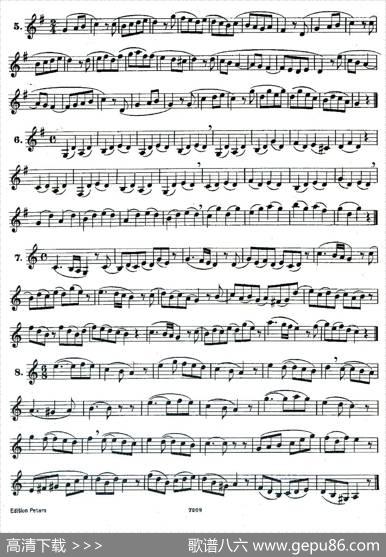 DEMNITZ（单簧管练习曲）