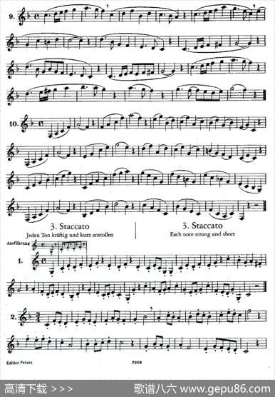 DEMNITZ（单簧管练习曲）