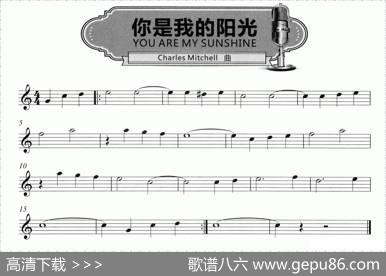 你是我的阳光（youaremysunshine）|charlesmitchell