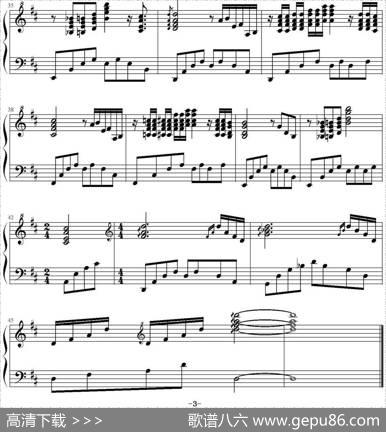 爱的誓言（CFY·JD·D制谱版）|OlivierTussaint曲、CFY·JD·D制谱
