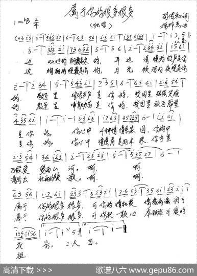 属于你的很多很多（司传和词徐邦杰曲） - 司传和|徐邦杰