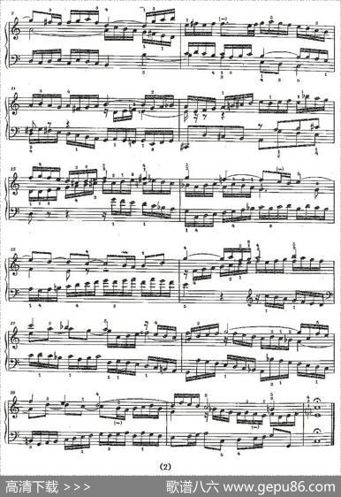 Sinfonia1BWV-787|巴赫