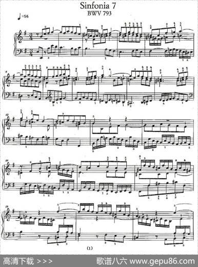 Sinfonia7BWV-793