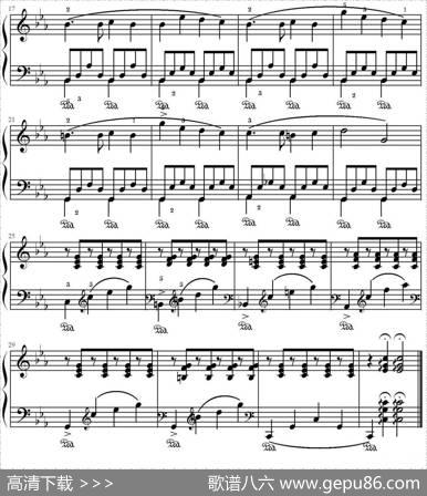c小调前奏曲（亚历山大·莫洛夫斯基作曲版）|亚历山大·莫洛夫斯基作曲山水眩月制谱