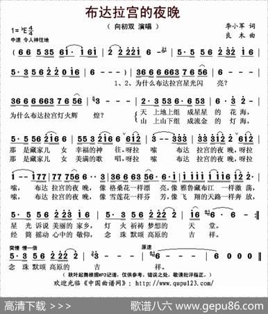 布达拉宫的夜晚 - 李小军|良木