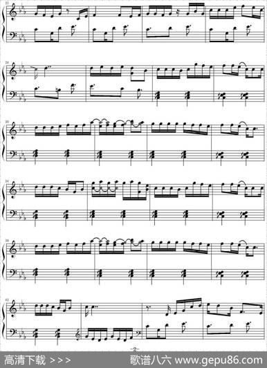秋风落叶|姜玉阳戴春磊作曲wzq2004117制谱