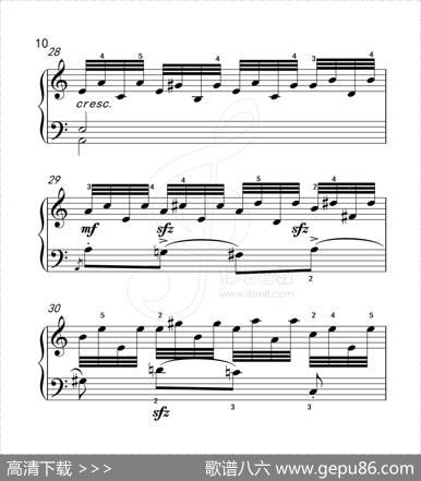 练习曲3（克拉莫钢琴练习曲60首）|克拉莫