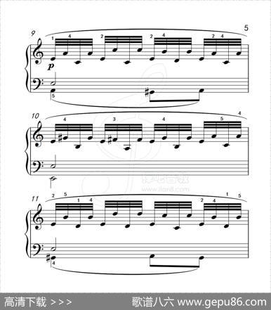 练习曲3（克拉莫钢琴练习曲60首）|克拉莫