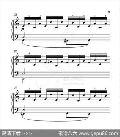 练习曲3（克拉莫钢琴练习曲60首）|克拉莫