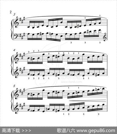 练习曲4（克拉莫钢琴练习曲60首）|克拉莫