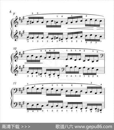 练习曲4（克拉莫钢琴练习曲60首）|克拉莫