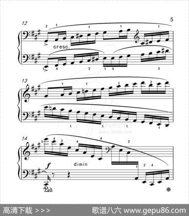 练习曲4（克拉莫钢琴练习曲60首）|克拉莫