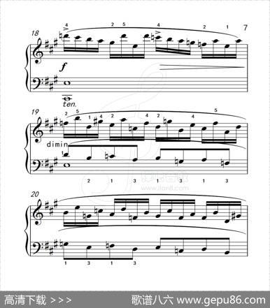 练习曲4（克拉莫钢琴练习曲60首）|克拉莫
