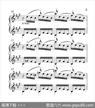 练习曲6（克拉莫钢琴练习曲60首）|克拉莫