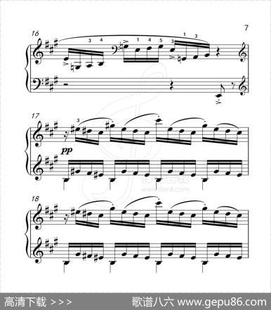 练习曲6（克拉莫钢琴练习曲60首）|克拉莫