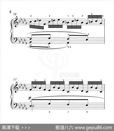 练习曲7（克拉莫钢琴练习曲60首）|克拉莫