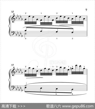 练习曲7（克拉莫钢琴练习曲60首）|克拉莫