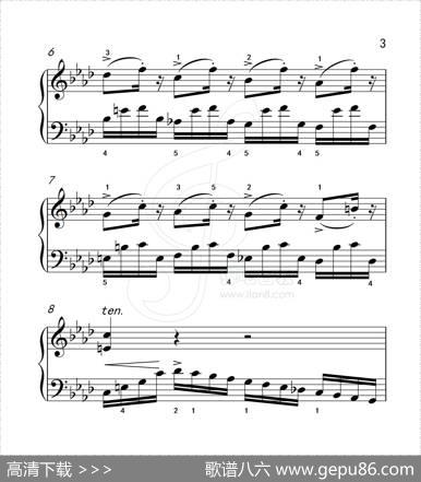 练习曲8（克拉莫钢琴练习曲60首）|克拉莫