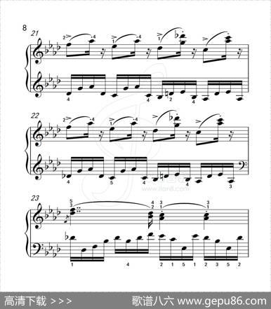 练习曲8（克拉莫钢琴练习曲60首）|克拉莫