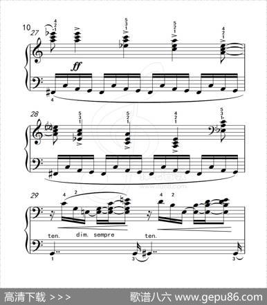 练习曲10（克拉莫钢琴练习曲60首）|克拉莫