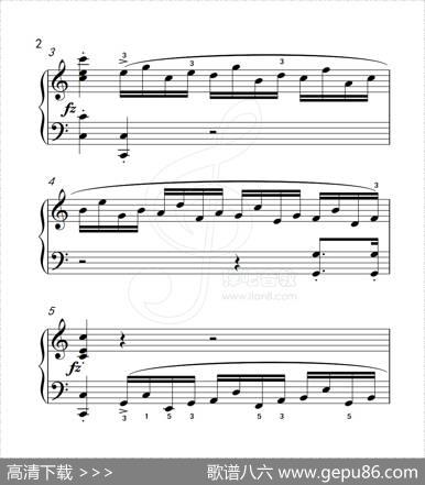 练习曲10（克拉莫钢琴练习曲60首）|克拉莫