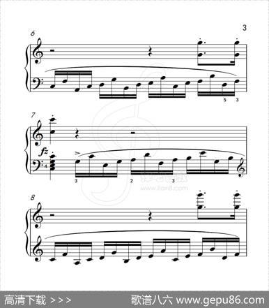 练习曲10（克拉莫钢琴练习曲60首）|克拉莫