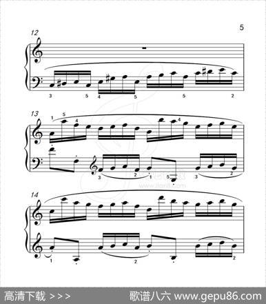 练习曲10（克拉莫钢琴练习曲60首）|克拉莫