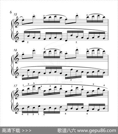 练习曲10（克拉莫钢琴练习曲60首）|克拉莫
