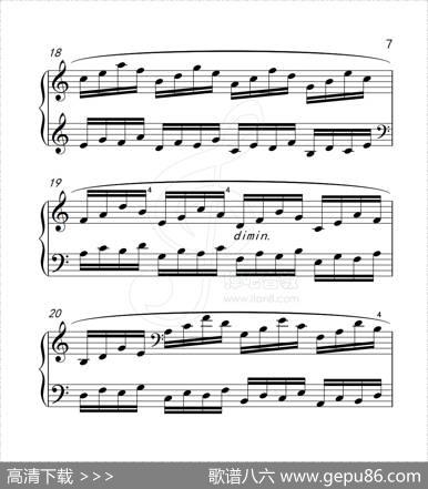 练习曲10（克拉莫钢琴练习曲60首）|克拉莫
