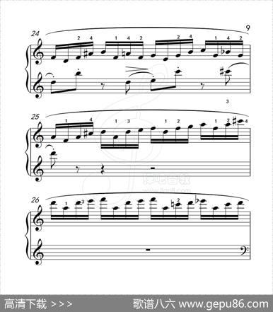 练习曲10（克拉莫钢琴练习曲60首）|克拉莫