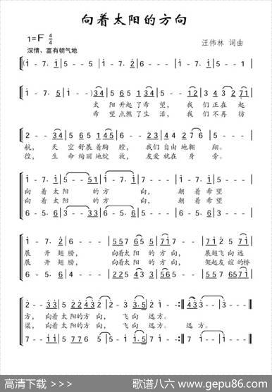 向着太阳的方向 - 汪伟林|汪伟林