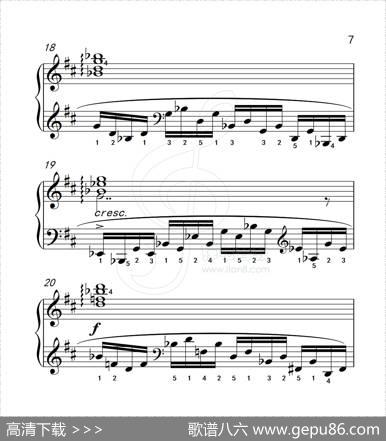 练习曲20（克拉莫钢琴练习曲60首）