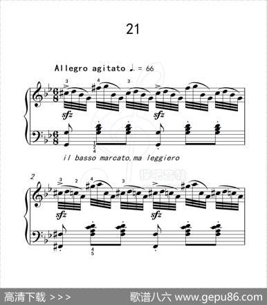 练习曲21（克拉莫钢琴练习曲60首）
