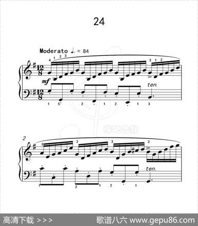 练习曲24（克拉莫钢琴练习曲60首）