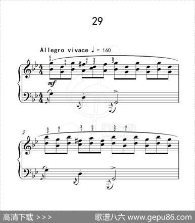练习曲29（克拉莫钢琴练习曲60首）