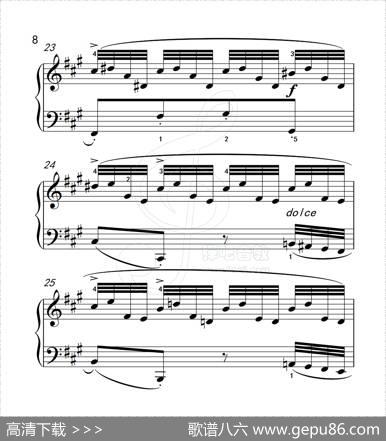 练习曲38（克拉莫钢琴练习曲60首）