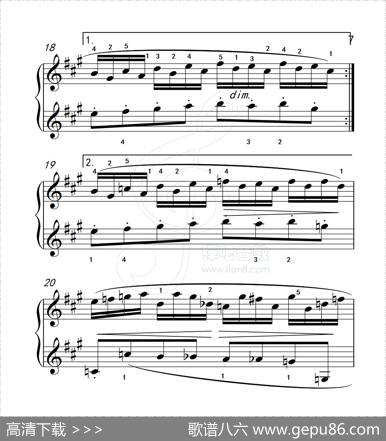 练习曲40（克拉莫钢琴练习曲60首）