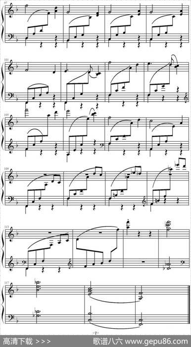 风格练习曲|约翰·汤普森作曲山水眩月制谱