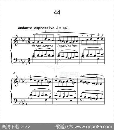 练习曲44（克拉莫钢琴练习曲60首）