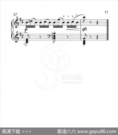 练习曲45（克拉莫钢琴练习曲60首）