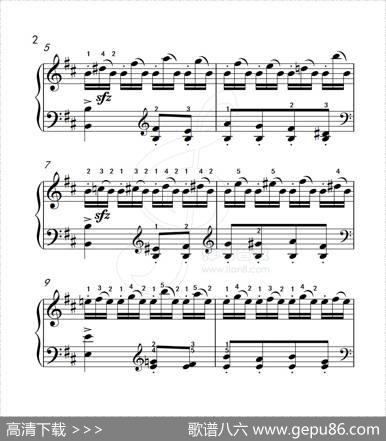 练习曲45（克拉莫钢琴练习曲60首）