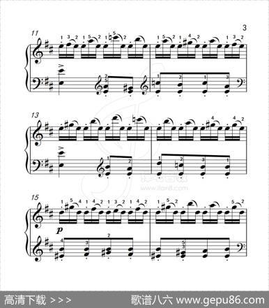 练习曲45（克拉莫钢琴练习曲60首）