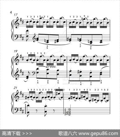 练习曲45（克拉莫钢琴练习曲60首）