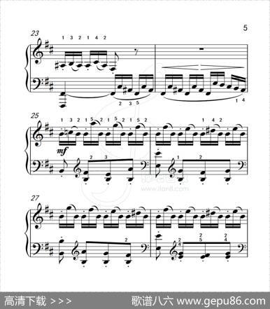 练习曲45（克拉莫钢琴练习曲60首）