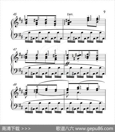 练习曲45（克拉莫钢琴练习曲60首）