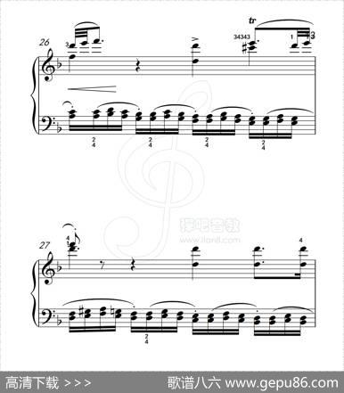 练习曲46（克拉莫钢琴练习曲60首）