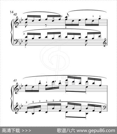 练习曲50（克拉莫钢琴练习曲60首）