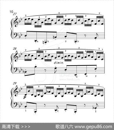 练习曲51（克拉莫钢琴练习曲60首）