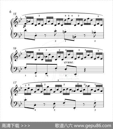 练习曲51（克拉莫钢琴练习曲60首）