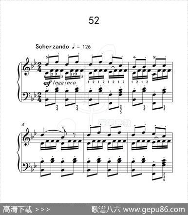练习曲52（克拉莫钢琴练习曲60首）